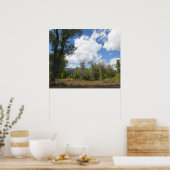 サニービューオブグランドテトンマウンテン ポスター (キッチン)