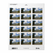 サニービューオブグランドテトンマウンテン ラベル (フルシート)