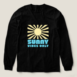 サニービーズオンリー – はっきりしたレトロサンシャイングラフィック トライブレンドTシャツ