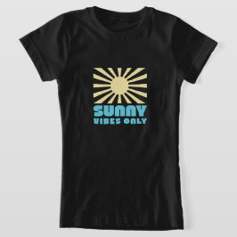 サニービーズオンリー – はっきりしたレトロサンシャイングラフィック Tシャツ