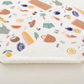 サニービーチおもしろいパターン シェルパブランケット (3/4)