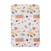 サニービーチおもしろいパターン バスマット (正面縦)