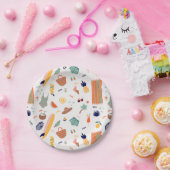 サニービーチおもしろいパターン ペーパープレート (パーティー)