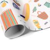 サニービーチおもしろいパターン ラッピングペーパー (ロールコーナー)