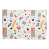 サニービーチおもしろいパターン 枕カバー (裏面-左)