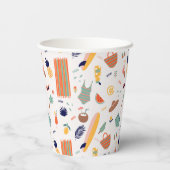 サニービーチおもしろいパターン 紙コップ (裏面)