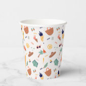 サニービーチおもしろいパターン 紙コップ (右)