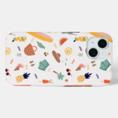 サニービーチおもしろいパターン Case-Mate iPhoneケース (裏面 (横))