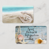 サニービーチのテンプレート 名刺 (正面/裏面)