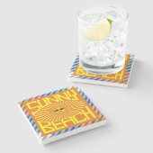 サニービーチアモダンート ストーンコースター (横)