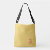 サニービーチイエローテーマブランドロゴ クロスボディバッグ (正面)
