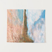 サニービーチデイブルースカイパフィー雲絵を描ズ タペストリー (正面(横))