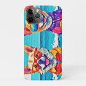 サニービーチドッグカラフル絵画: s Case-Mate iPhoneケース (裏)