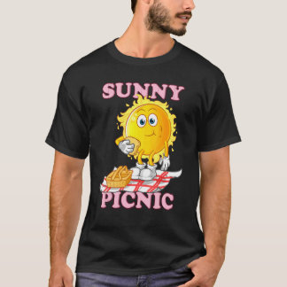 サニーピクニックピクニック屋外の食事 Tシャツ