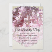 サニーピンクフラワースペシャルバースデーパーティー 招待状 (正面)