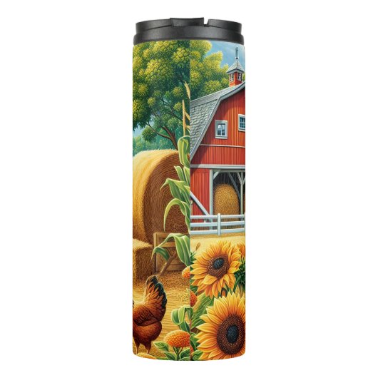 サニーファーミヤードに栗の馬 タンブラー (裏面)