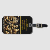 サニーファームの日に羽ばたき ラゲッジタグ (正面横)