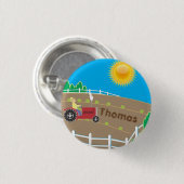 サニーファーム 缶バッジ (正面&裏面)