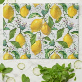 サニーフレッシュレモン+花 キッチンタオル (折り畳み)