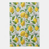サニーフレッシュレモン+花 キッチンタオル (縦)