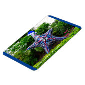 サニーフロリダクリスマスからの海と挨拶 マグネット (左側)