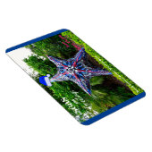 サニーフロリダクリスマスからの海と挨拶 マグネット (右側)