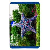 サニーフロリダクリスマスからの海と挨拶 マグネット (縦)