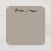 サニーフローラ | シック | 保保 | 名刺 (裏面)