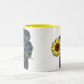 サニーブラックミニチュアプードル ツートーンマグカップ (中央)