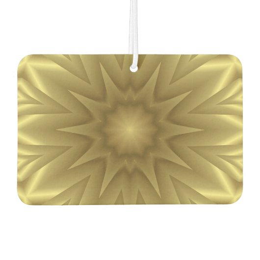 サニーブリス：ゴールデンイエローフローラテンプレート カーエアーフレッシュナー (正面)