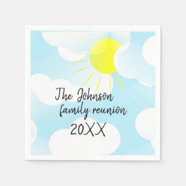 サニーブルーサマースカイウィズクラウドファミリー懇親会 スタンダードカクテルナプキン