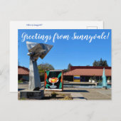 サニーベイルからの挨拶!ポストカード ポストカード (正面/裏面)