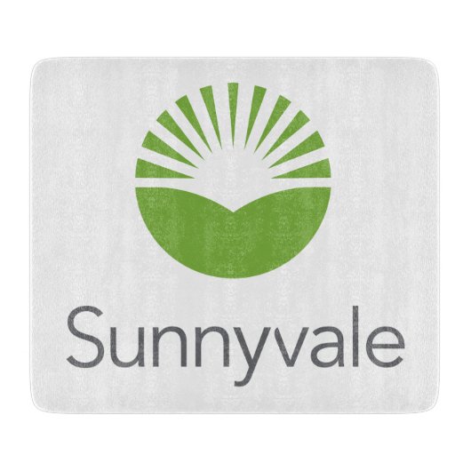 サニーベイル国旗(カリフォルニア州) カッティングボード (正面)