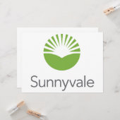 サニーベイル国旗（カリフォルニア州） カード (正面/裏面インサイチュ)