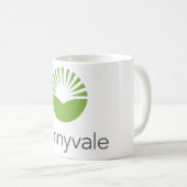 サニーベイル国旗（カリフォルニア州） コーヒーマグカップ (正面右)