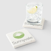 サニーベイル国旗（カリフォルニア州） ストーンコースター (横)