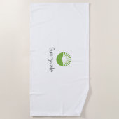 サニーベイル国旗（カリフォルニア州） ビーチタオル (正面)