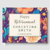 サニーボタニカルフェスティバルフローラ退職パーティー ゲストブック (正面)