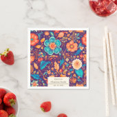 サニーボタニカルフェスティバルフローラ退職パーティー スタンダードカクテルナプキン (インサイチュ)