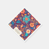 サニーボタニカルフェスティバルフローラ退職パーティー スタンダードカクテルナプキン (角)
