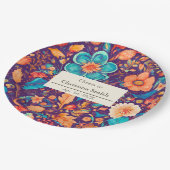 サニーボタニカルフェスティバルフローラ退職パーティー ペーパープレート (アングル)