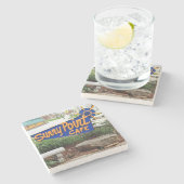 サニーポイント、アッシュビル、サニーポイントコースター、 ストーンコースター (横)