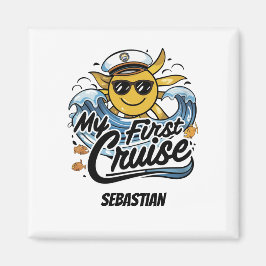 サニーマイファーストクルーズパーソナライズされた マグネット