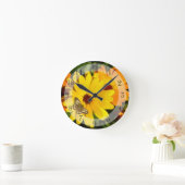 サニーマリゴールズ ラウンド壁時計 (ホーム)