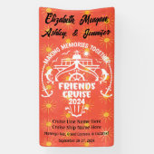 サニーメイキング思い出を一緒にフレンドクルーズ 横断幕 (縦)