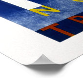 サニーライルノースウェールズ1935ヴィンテージ ポスター (角)