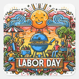 サニーラバーデイお祝い スクエアシール