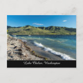 サニーレイクチェランビーチシーニックワシントン州 ポストカード (正面)