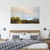 サニーレインボー キャンバスプリント (インサイチュ (寝室))