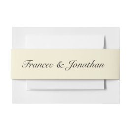 サニーレモンイエローヴィンテージパステル結婚ズ 招待状ベリーバンド